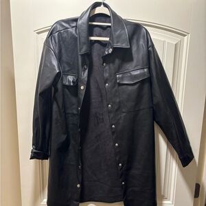 Leather Shacket